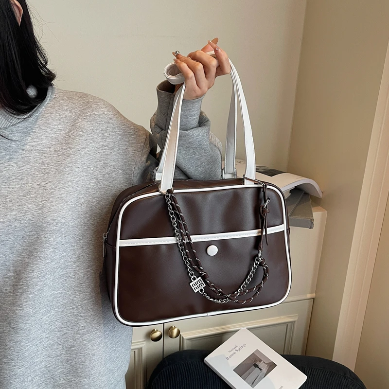 -ZSYGBB-韩版小众时尚大容量包包简约百搭单肩腋下包通勤双肩书包