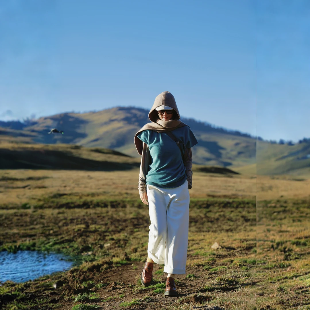 【欢欢裤】 白色 腰部抽绳设计