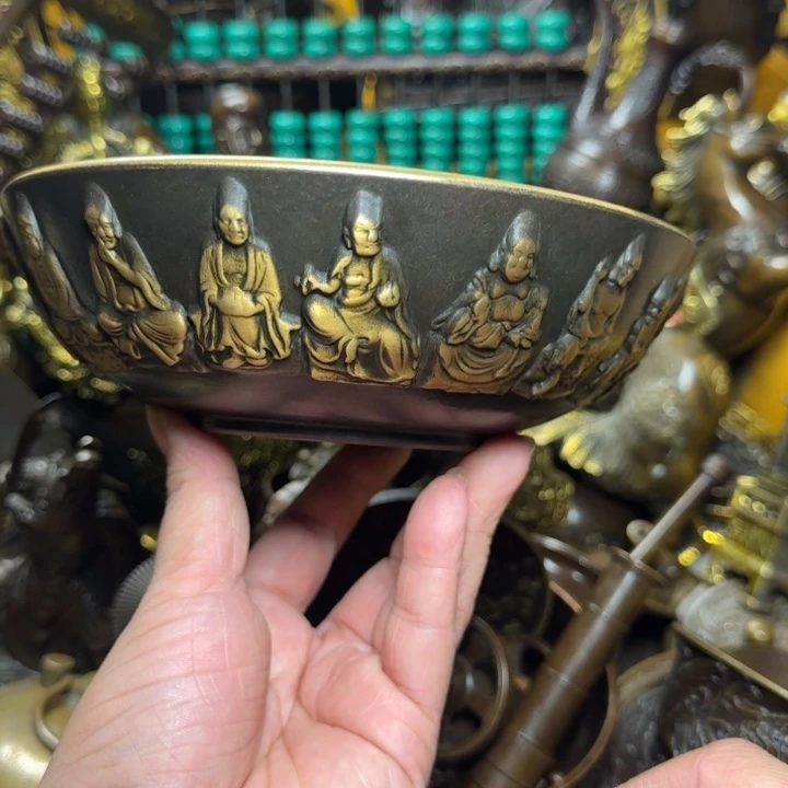 铜器摆件收收藏藏