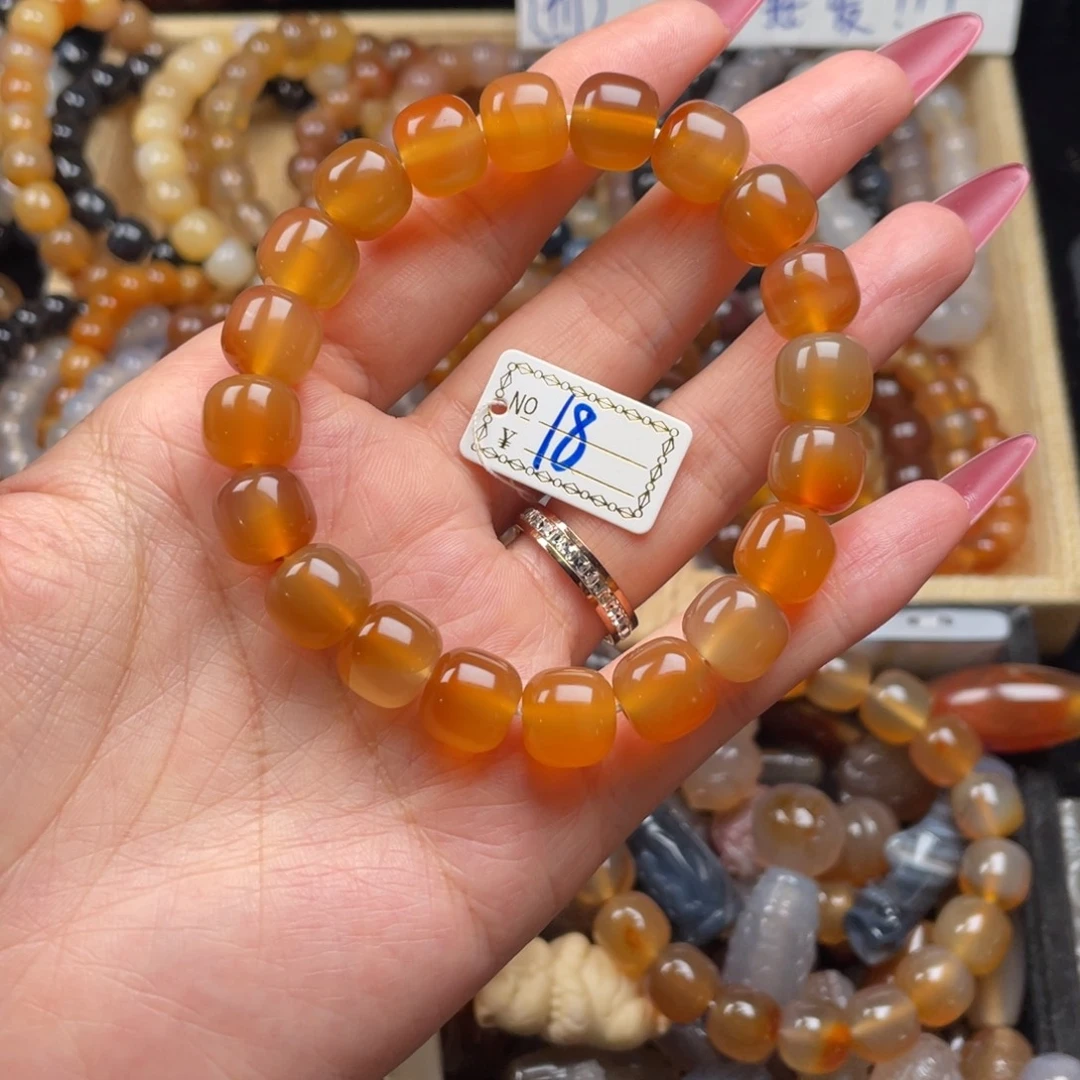 玛瑙/玉髓未镶嵌手链