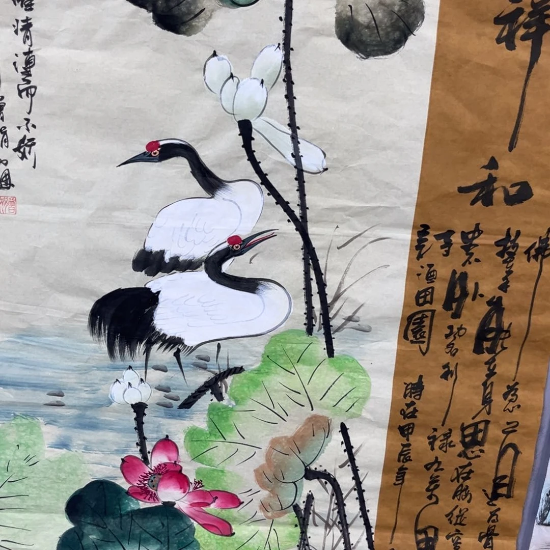 国画国画老师手绘作品