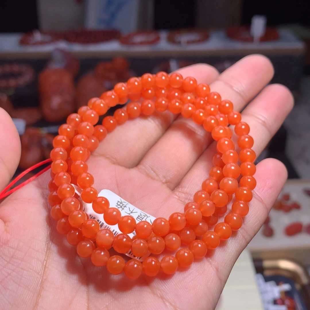 南红玛瑙未镶嵌珠宝半成品保山冰红