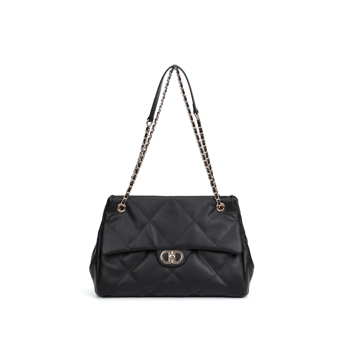 BV&GV/25年秋冬上新小香风百搭时尚气质手拎单肩包菱格斜挎包1182