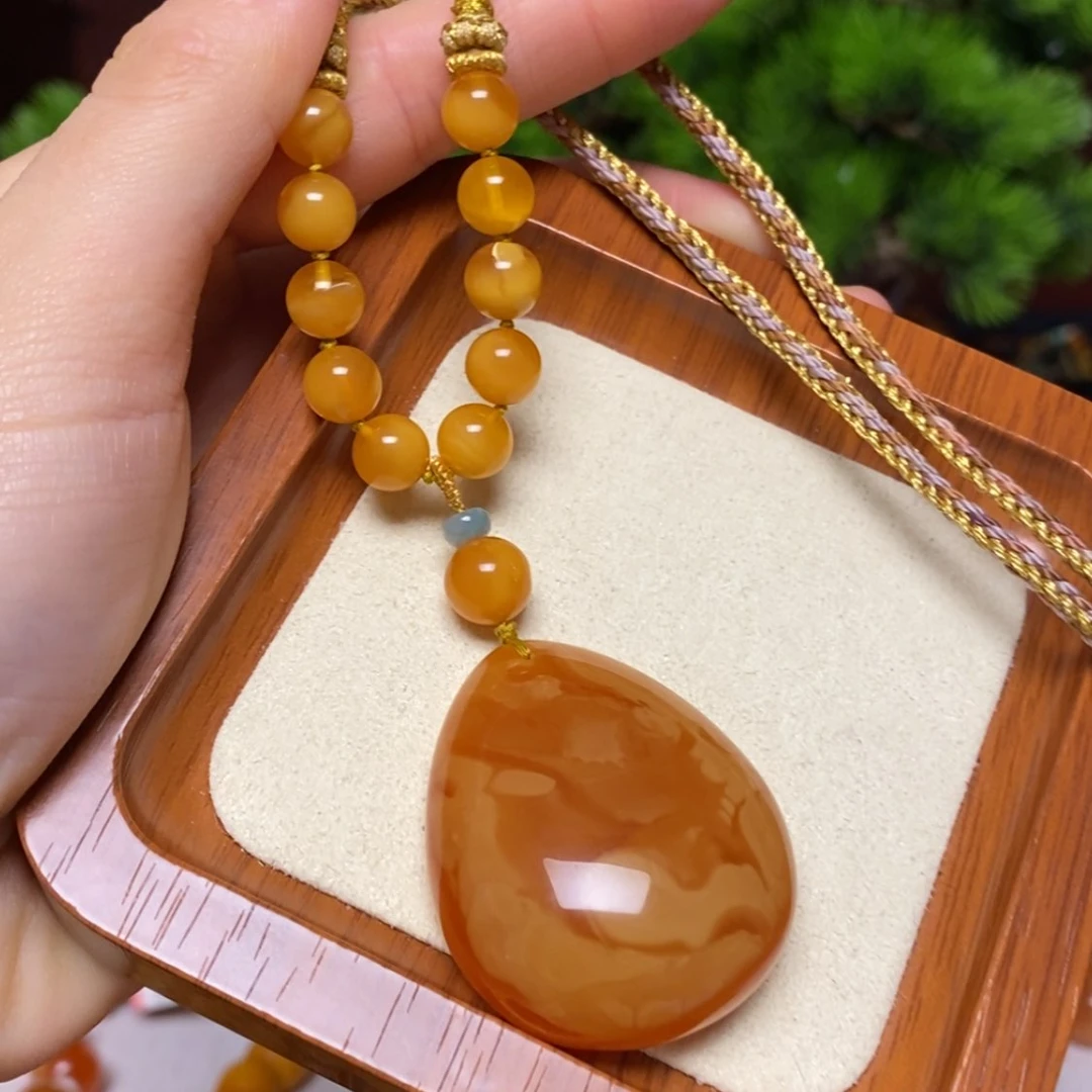 【闪购商品】蜜蜡颈饰未镶嵌项链