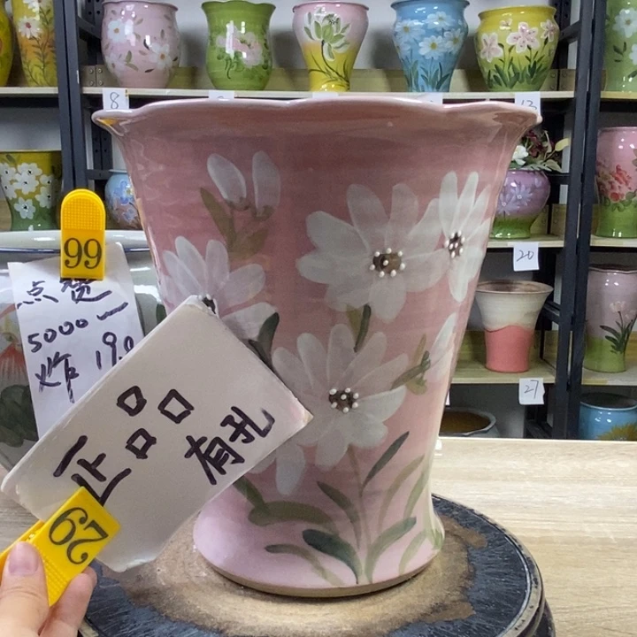 景德镇高温陶瓷花盆