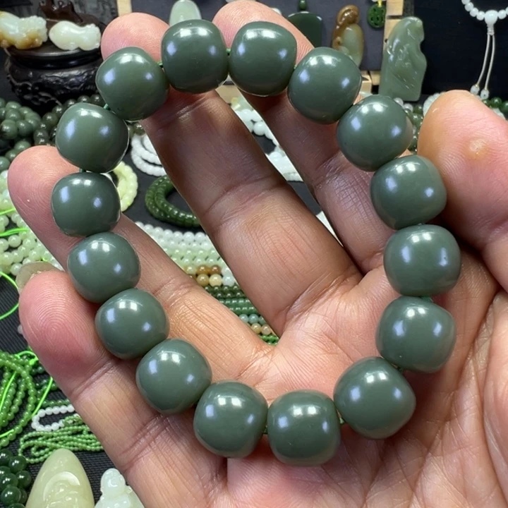 和田玉未镶嵌套链