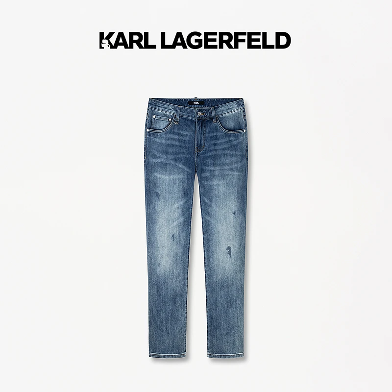 【官方男装】KARL LAGERFELD卡尔拉格斐春季新款牛仔裤1K1E10403467