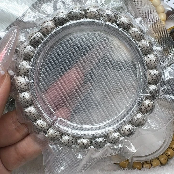 星月菩提手串368传说月留白灰星月菩提98桶单圈