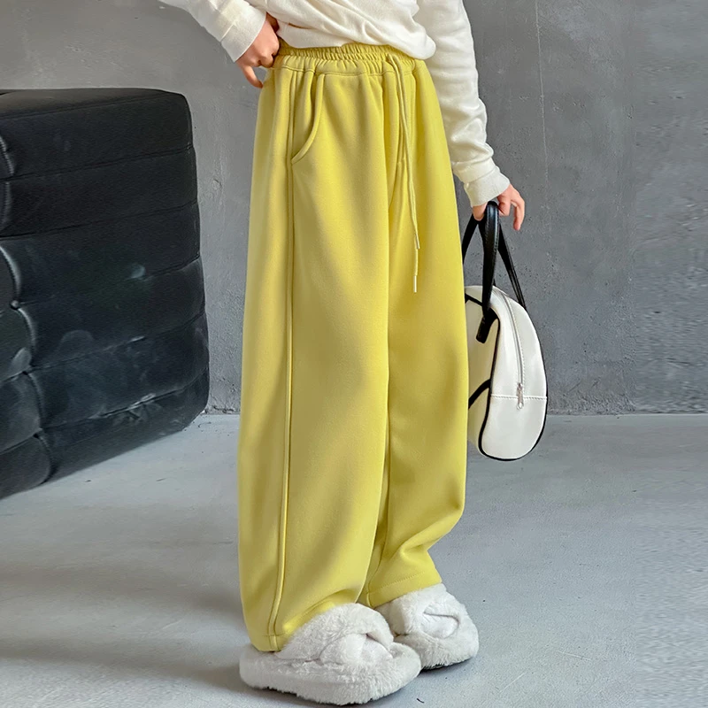 女童裤子阔腿卫裤春秋季新款2025爆款洋气中大儿童休闲裤女孩外穿