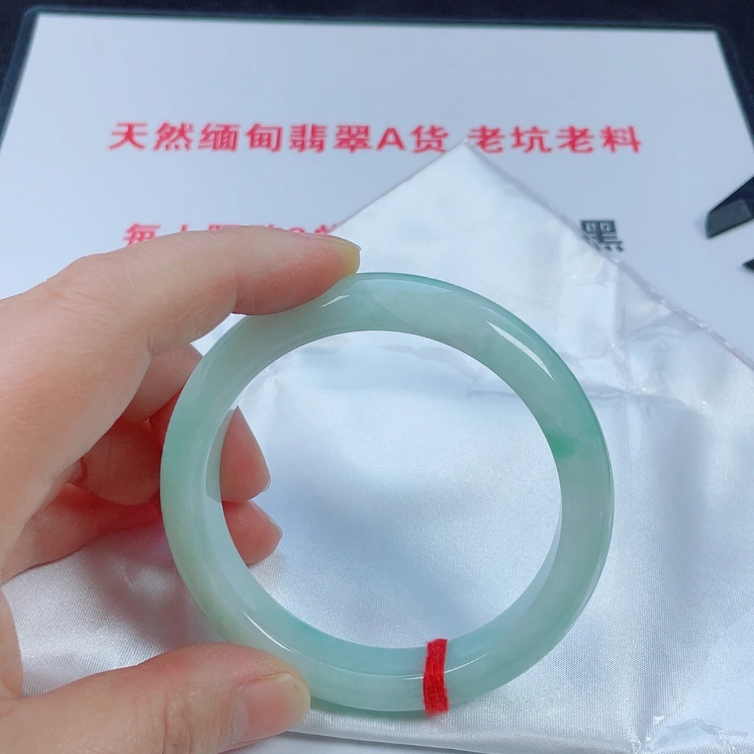 翡翠未镶嵌手镯天然翡翠手镯59.9