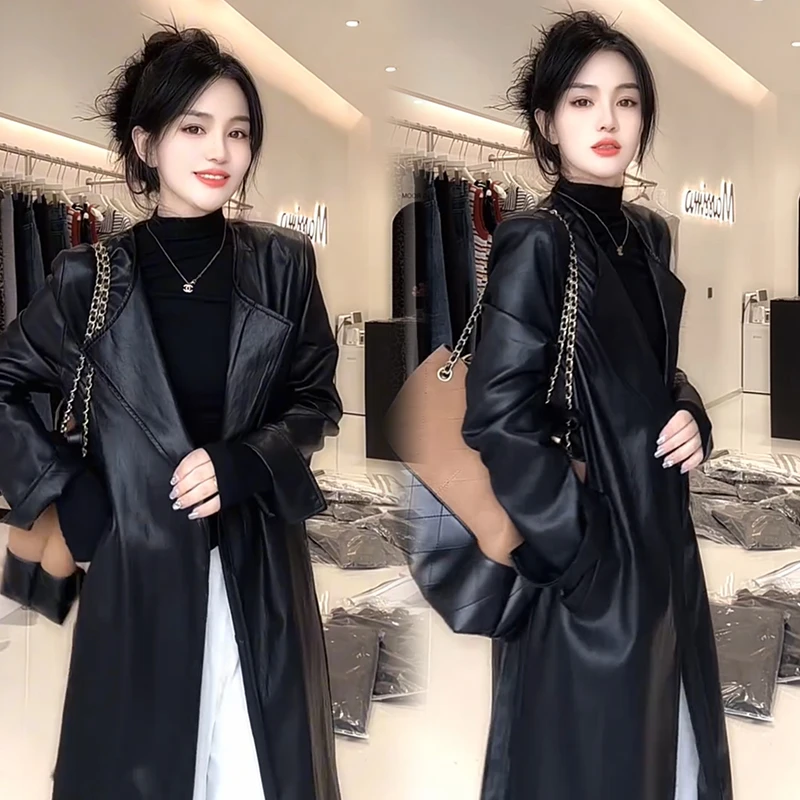 2025秋季新款时尚显瘦气质网红高档洋气女高级百搭宽松大码风衣潮