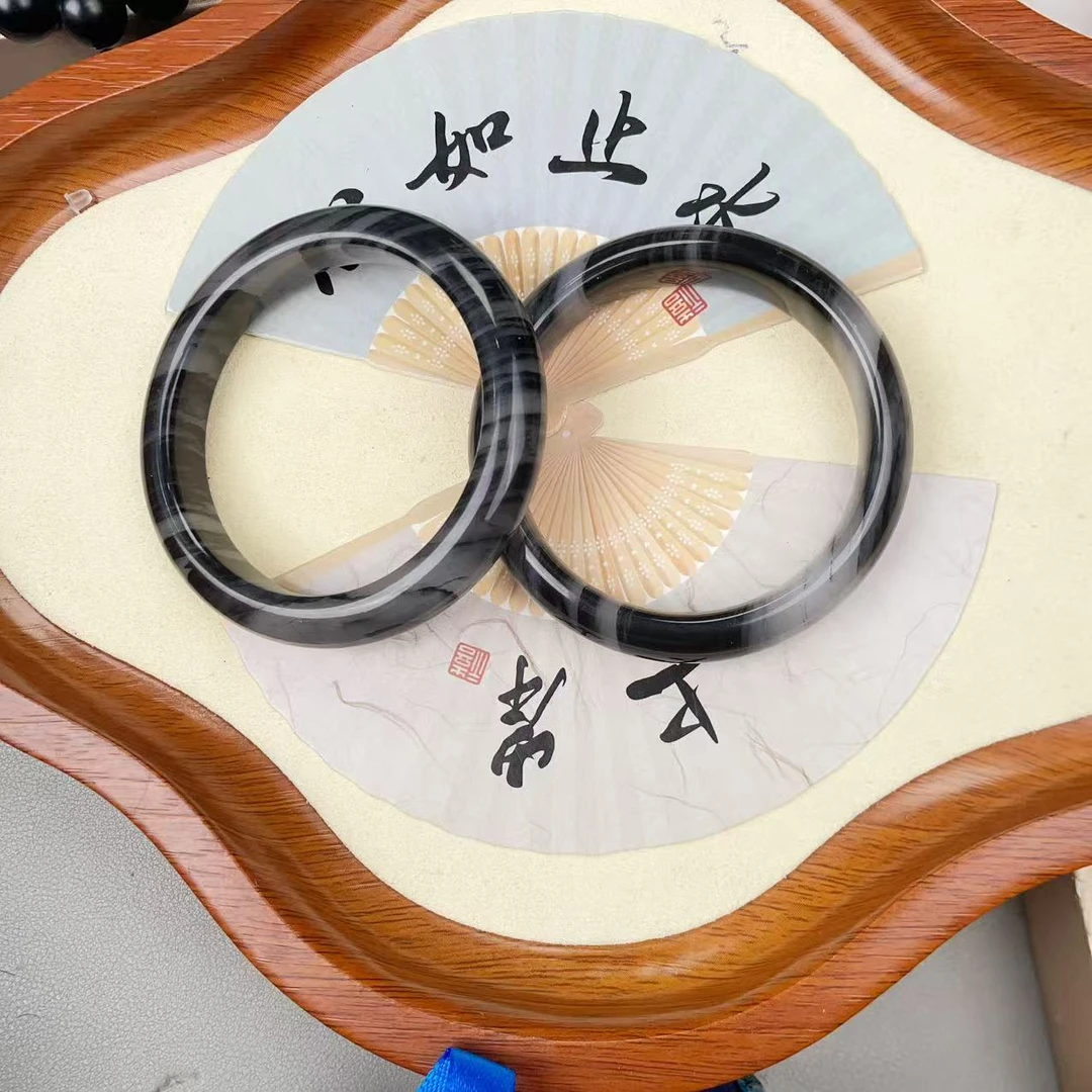 AA新疆聚墨青花意境感手镯 多样性发货拍一单发一个