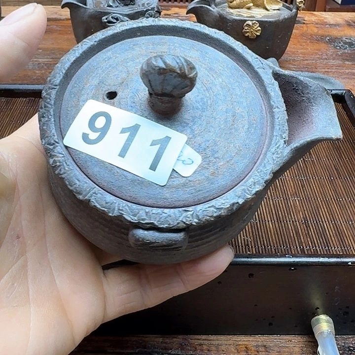 纯手工制作粗陶茶具