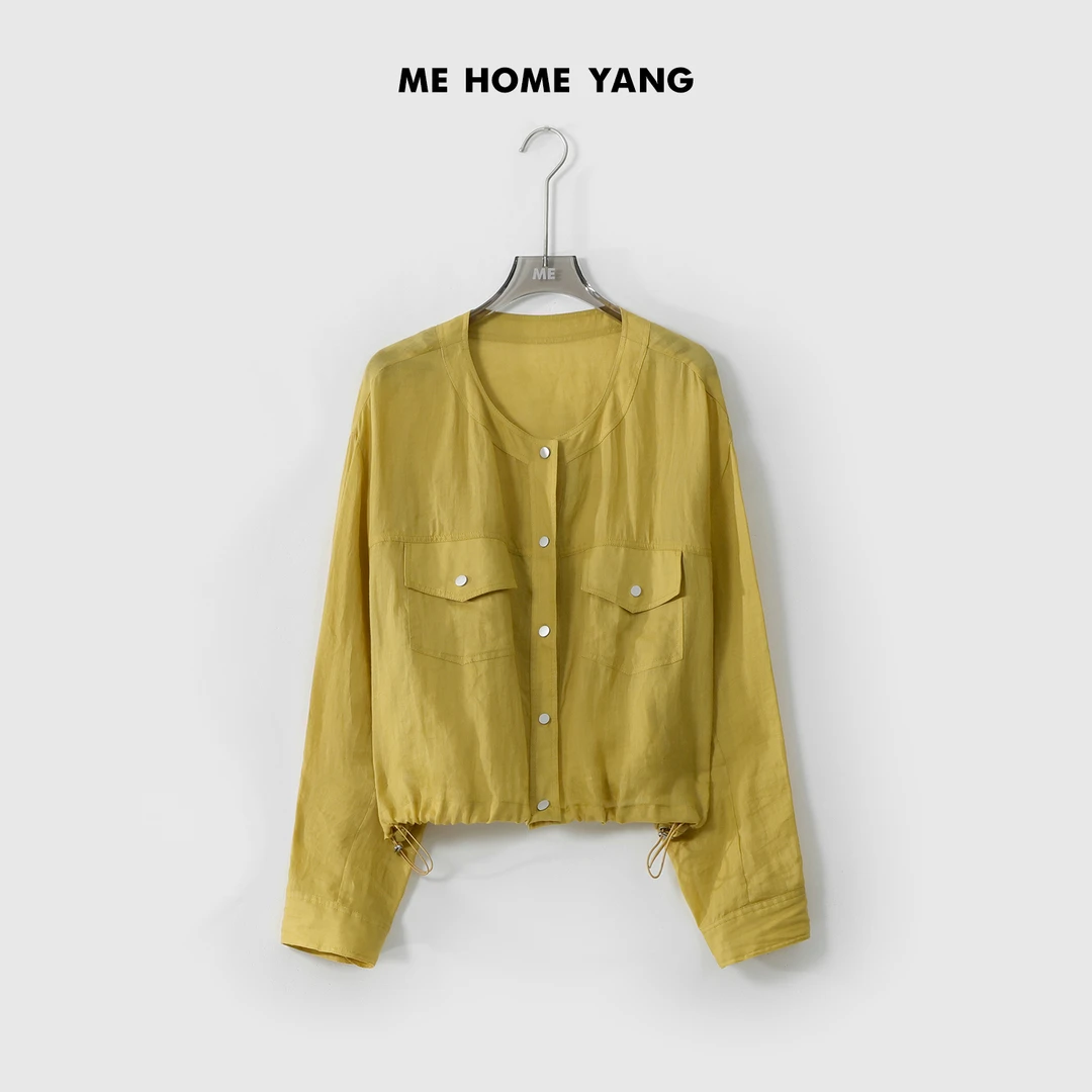 ME【芥末黄夹克】夏季女士显瘦气质百搭时尚新款外套MEQS4603