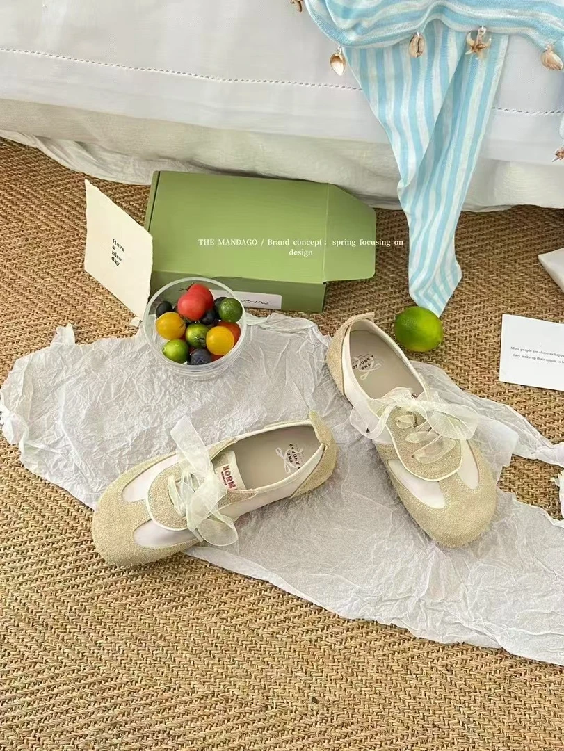 【NO退NO换】鑫燃Kiki 复古百搭软底德迅鞋 W97-3 MDG 【F】