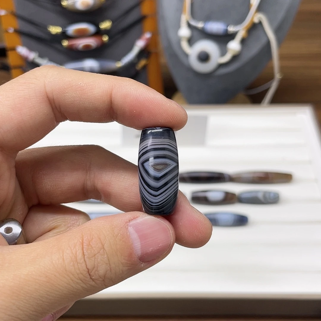 小****玛瑙/玉髓合金颈饰