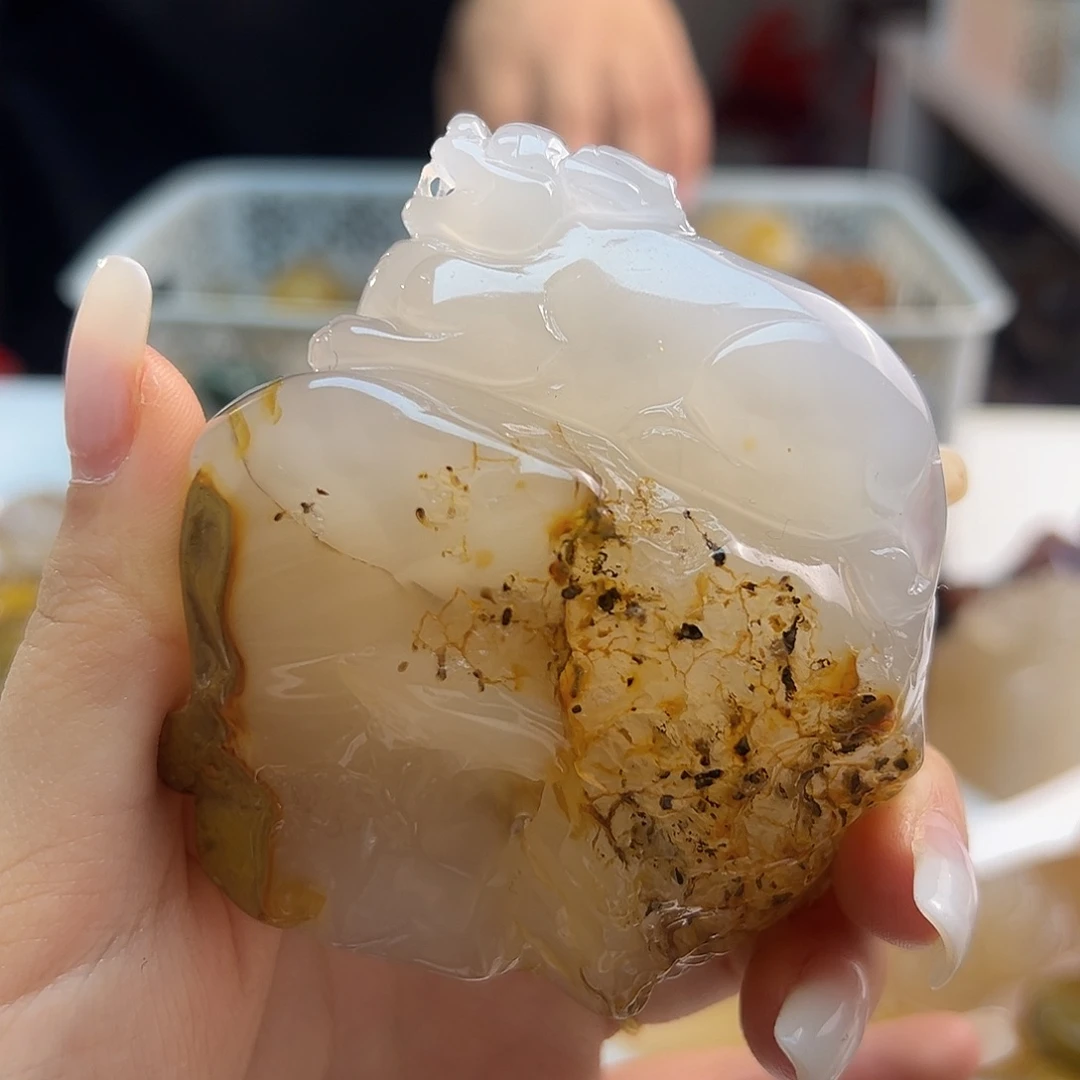 玛瑙/玉髓未镶嵌吊坠(不含链)