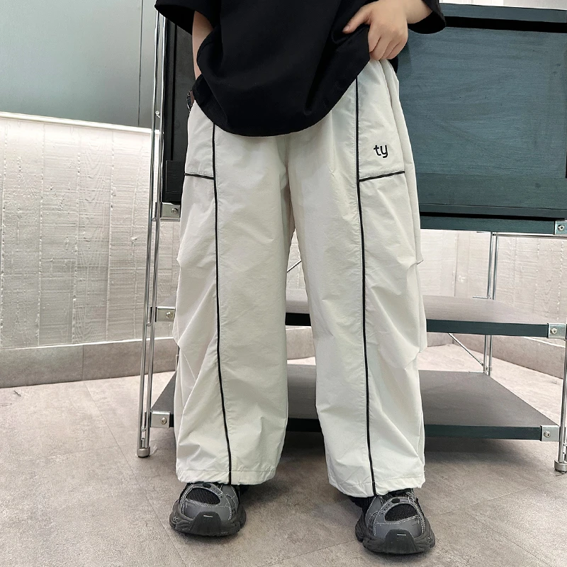 【实体品质】男童夏季防蚊裤薄款宽松休闲长裤男孩裤子透气韩版洋气