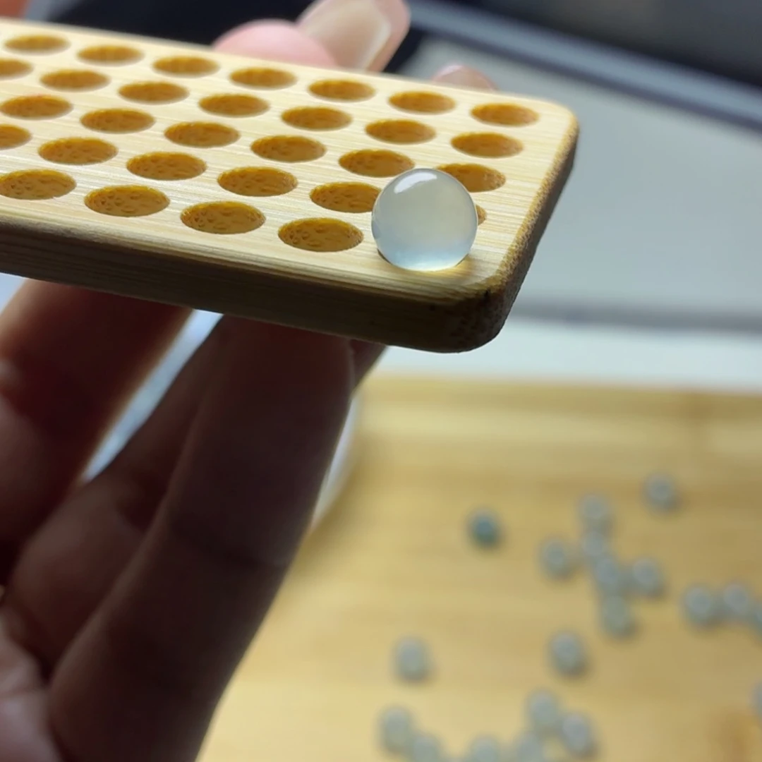 定制翡翠未镶嵌翡翠珠链