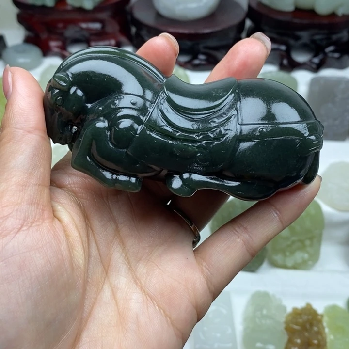 和田玉未镶嵌颈饰85