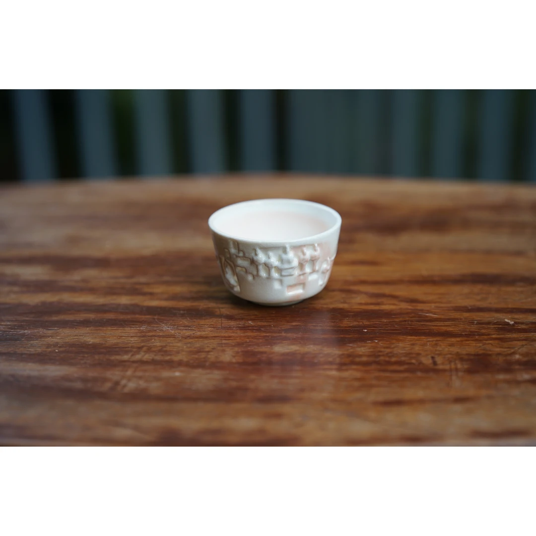 LXFSKCS手工石窟柴烧小圆杯（瓷）