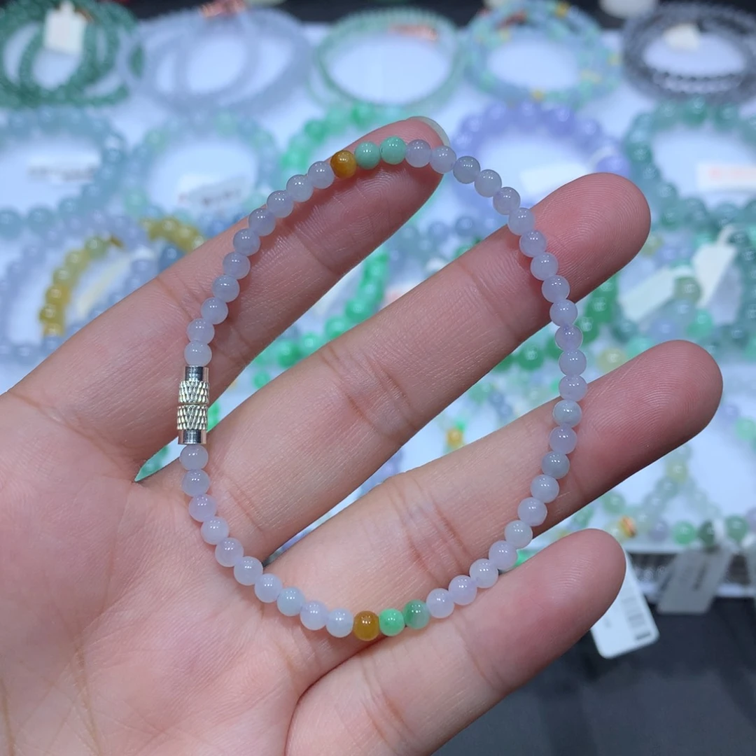 未镶嵌手链翡翠天然