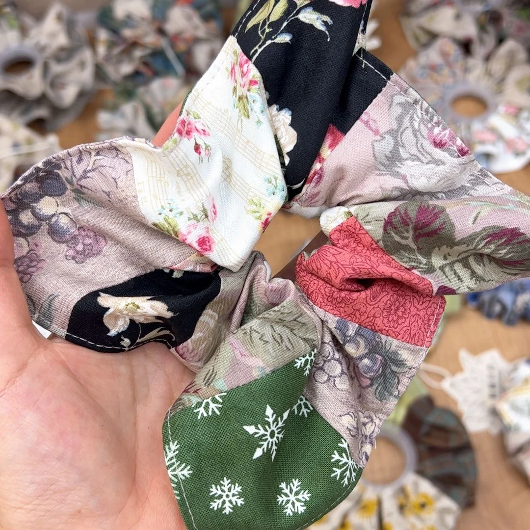 非金属布艺拼布方巾