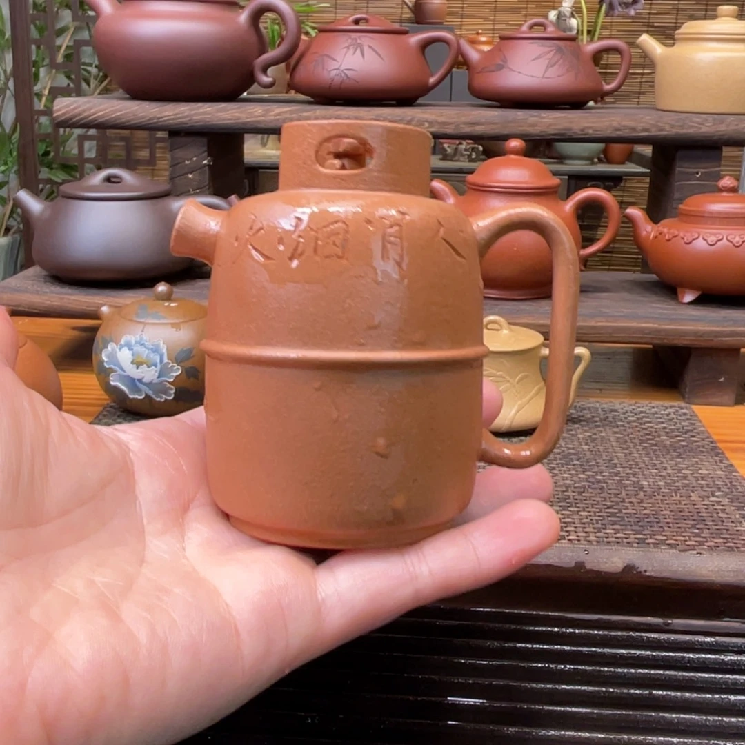 茶壶紫砂宜兴原矿紫砂手工制120