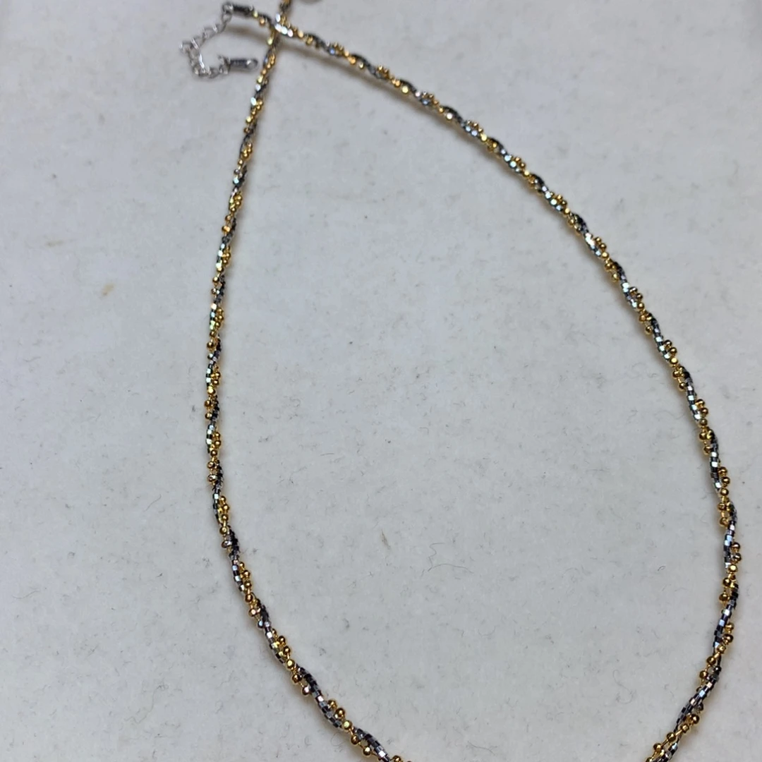 淡水珍珠银S925镶嵌颈饰