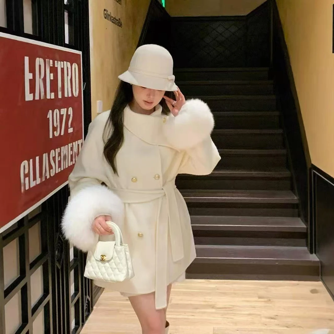 （宠粉福利）高品质加棉加厚富家千金羊毛大衣