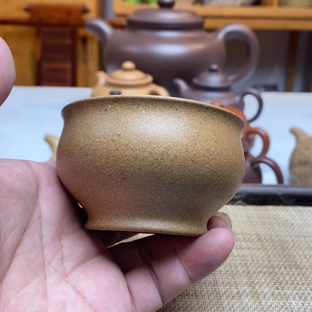 茶壶紫砂140毫升黄金段主人杯