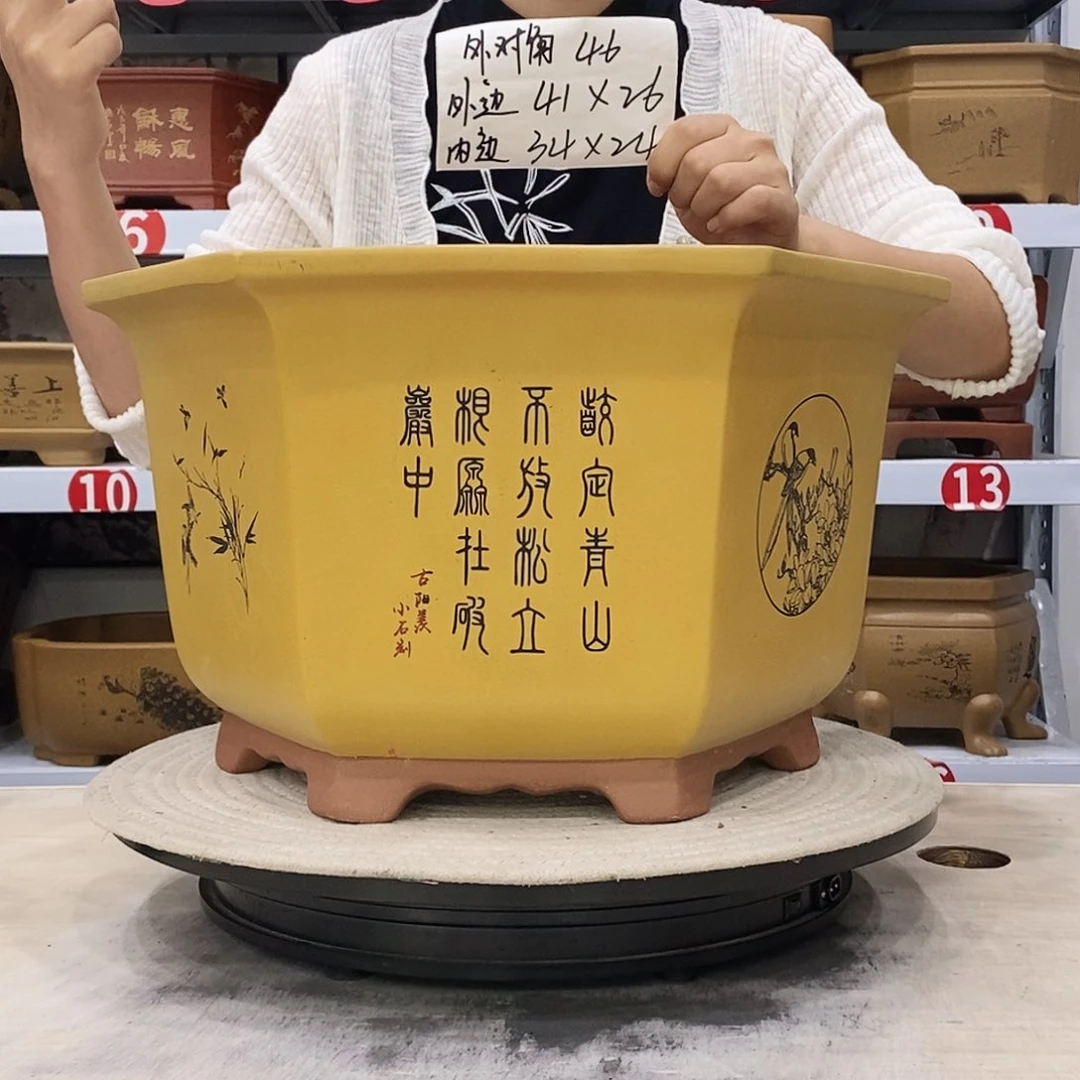 紫砂花盆紫砂花盆