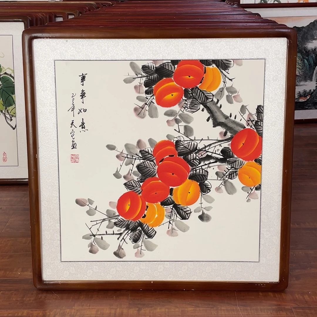 国画带框尺寸63*63厘米