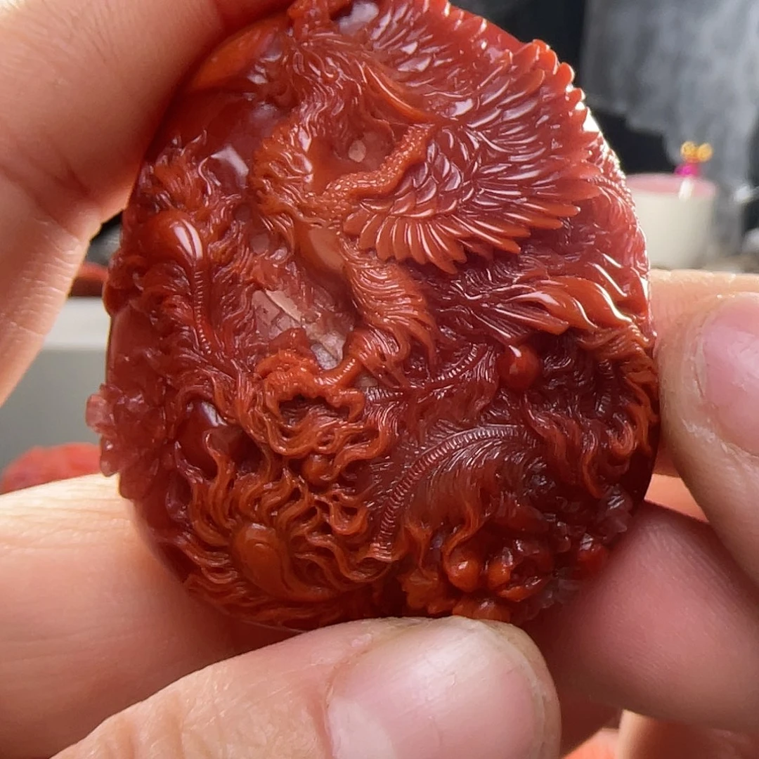 南红玛瑙未镶嵌颈饰