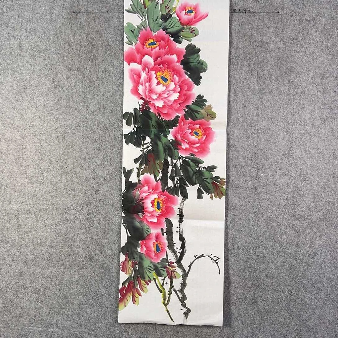 国画625 牡丹等植物生长于这里