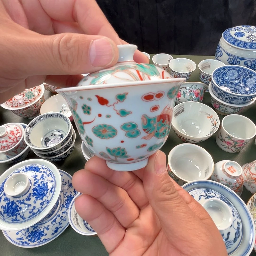 杯青花瓷器青花瓷器