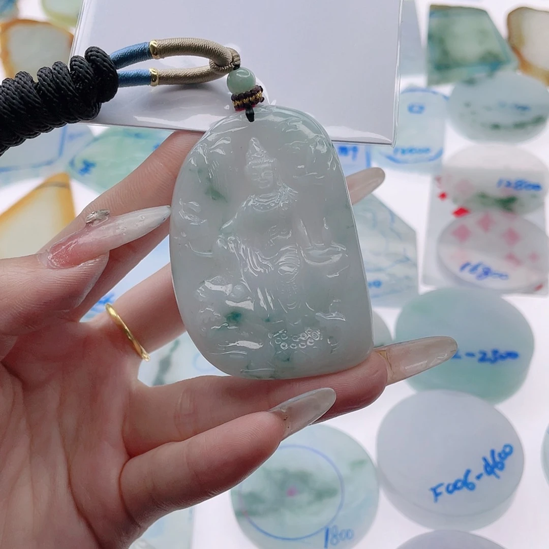 定制翡翠未镶嵌土*纯天然缅甸a货翡翠