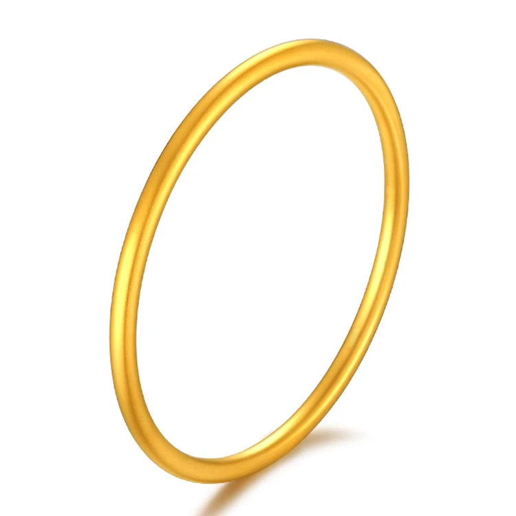 足银手镯 素圈古法手镯金包999足银女传承手镯