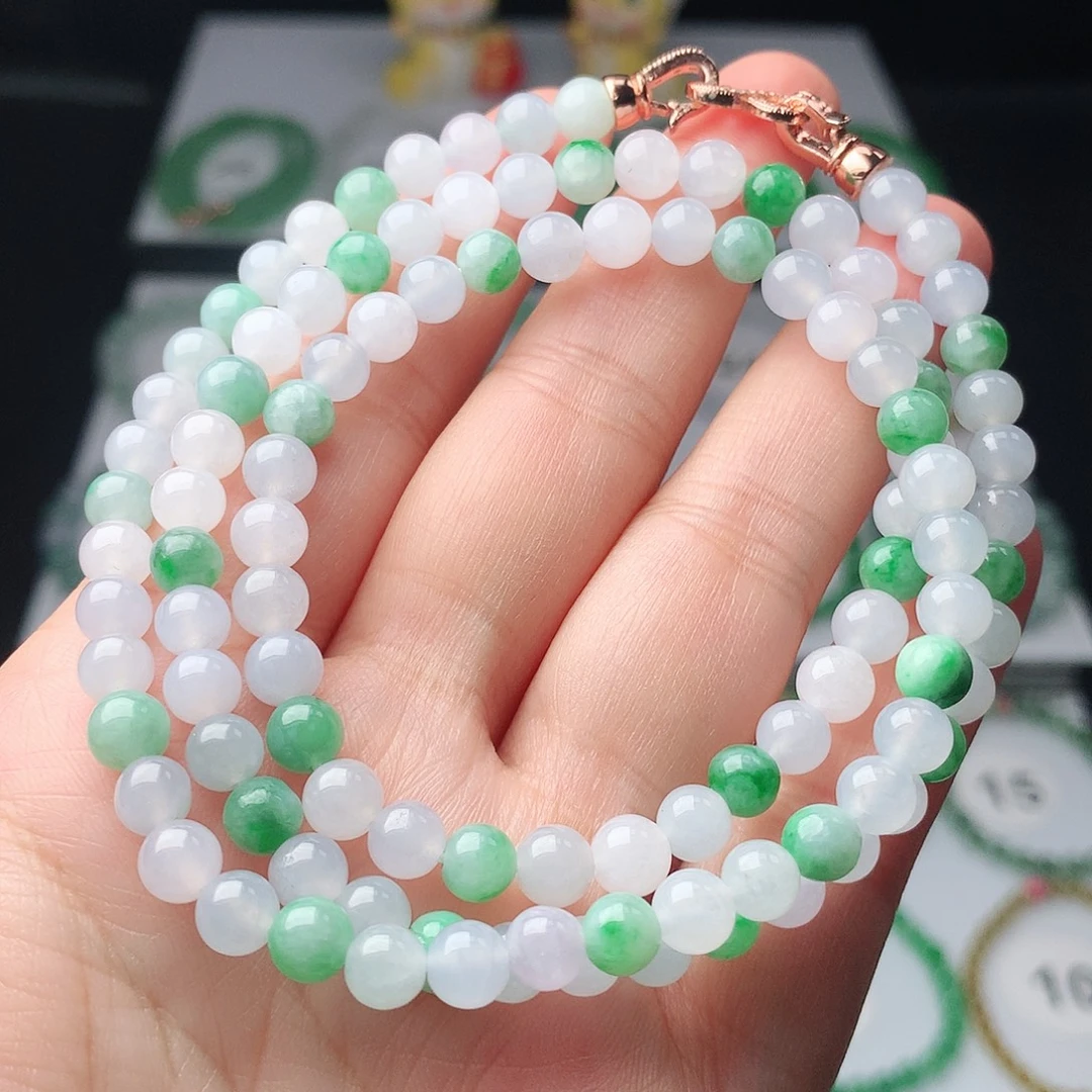 翡翠未镶嵌手链翡翠