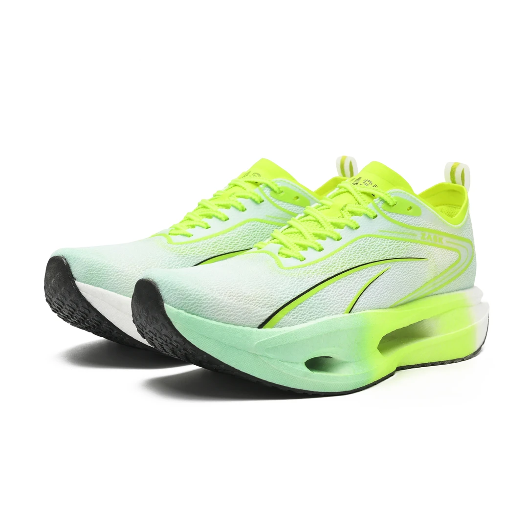 ZASK飞电6Pro减震透气支撑全掌异形尼龙板体测体考跑步鞋飞电彩绿