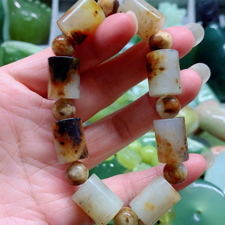 蛇纹石玉未镶嵌手串