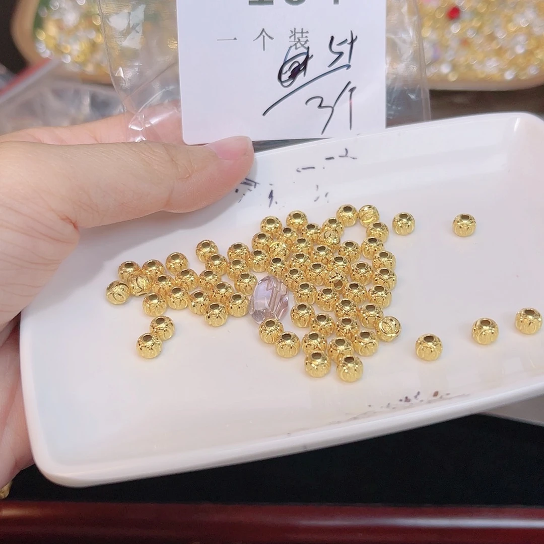 紫晶珠宝半成品银S925镀金镶嵌104