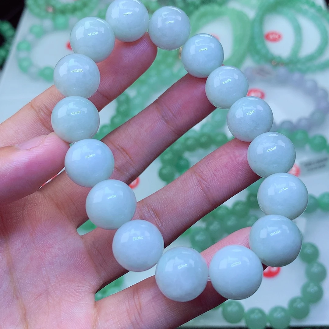 翡翠未镶嵌毛衣链