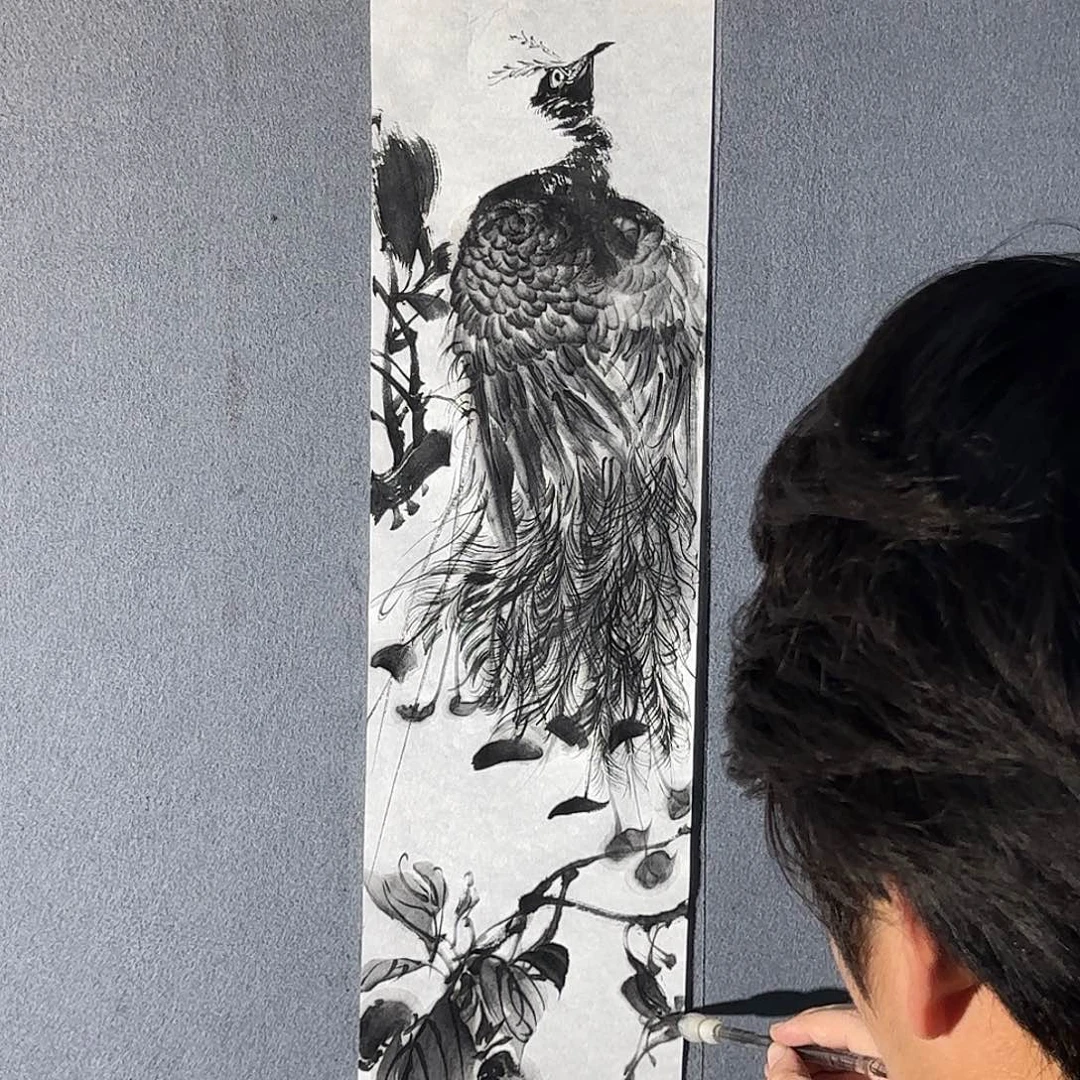 咕***咚国画老师精品作品欣赏