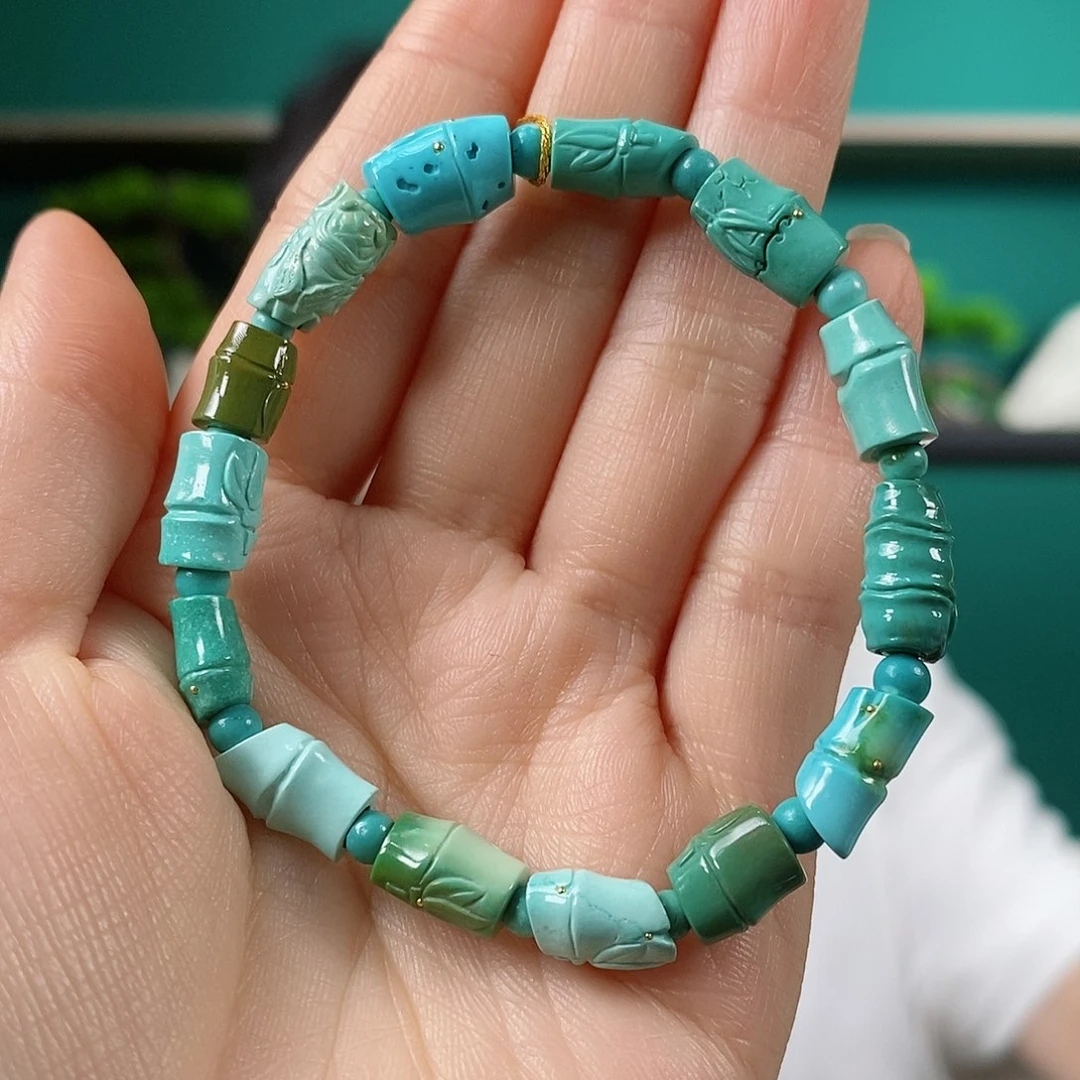 未镶嵌绿松石珠宝奇石