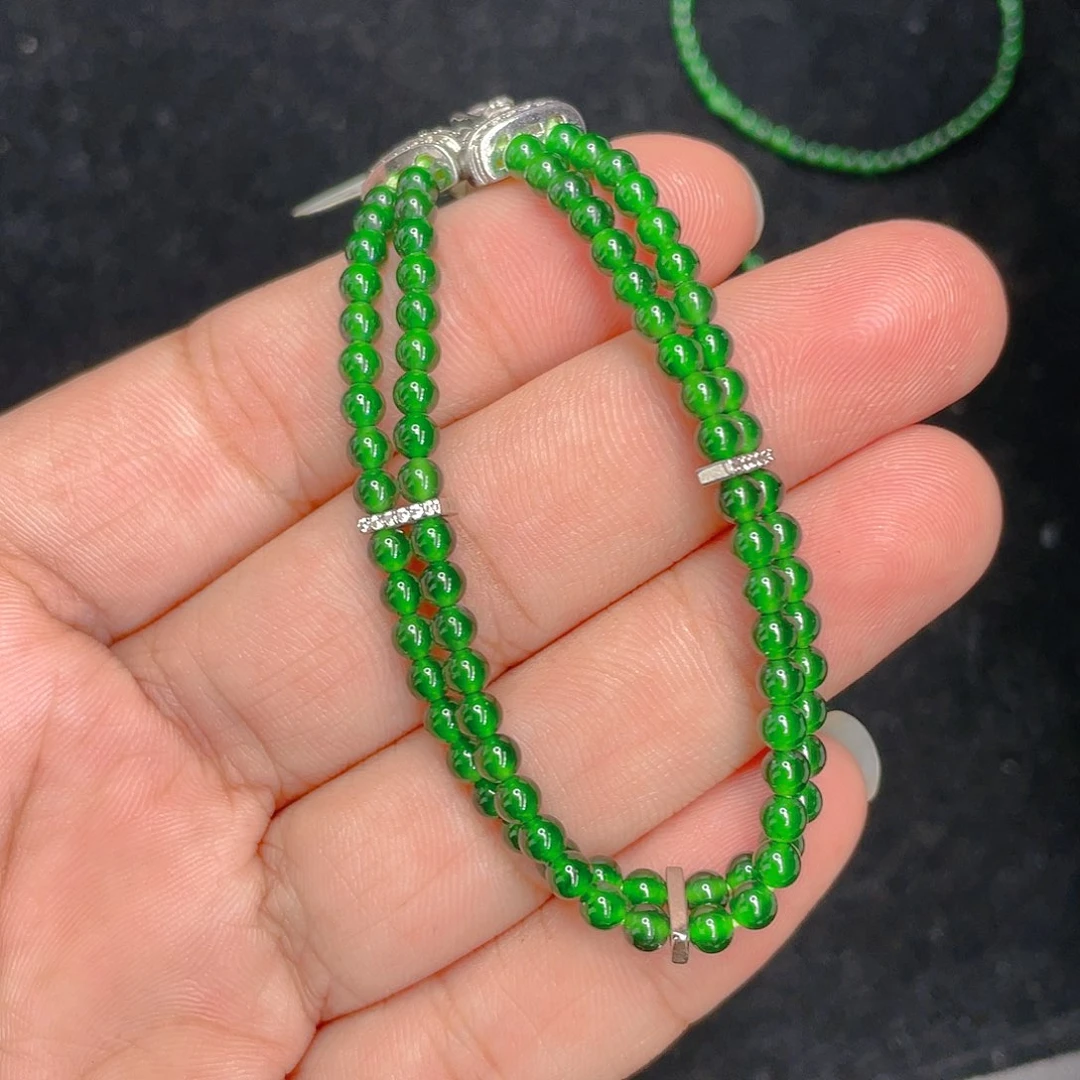 颈饰未镶嵌翡翠A货卡3.5