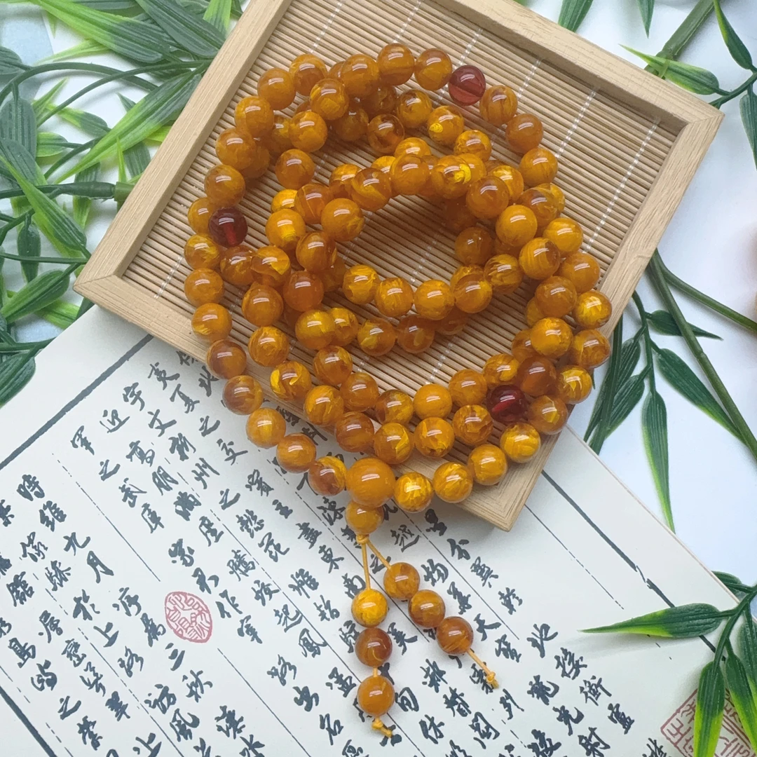 手工串珠穿珠DIY珠串散珠配饰大小颜色108颗