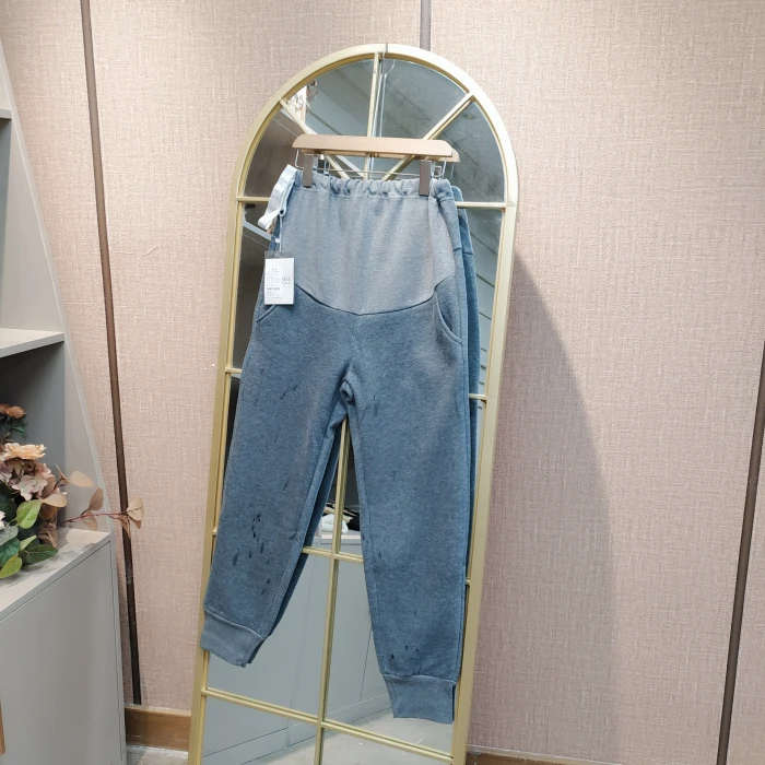 HP77孕妇灰色休闲裤XL110-140XXL150