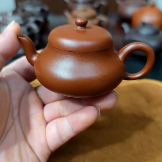 茶壶紫砂宜兴紫砂壶微80cc