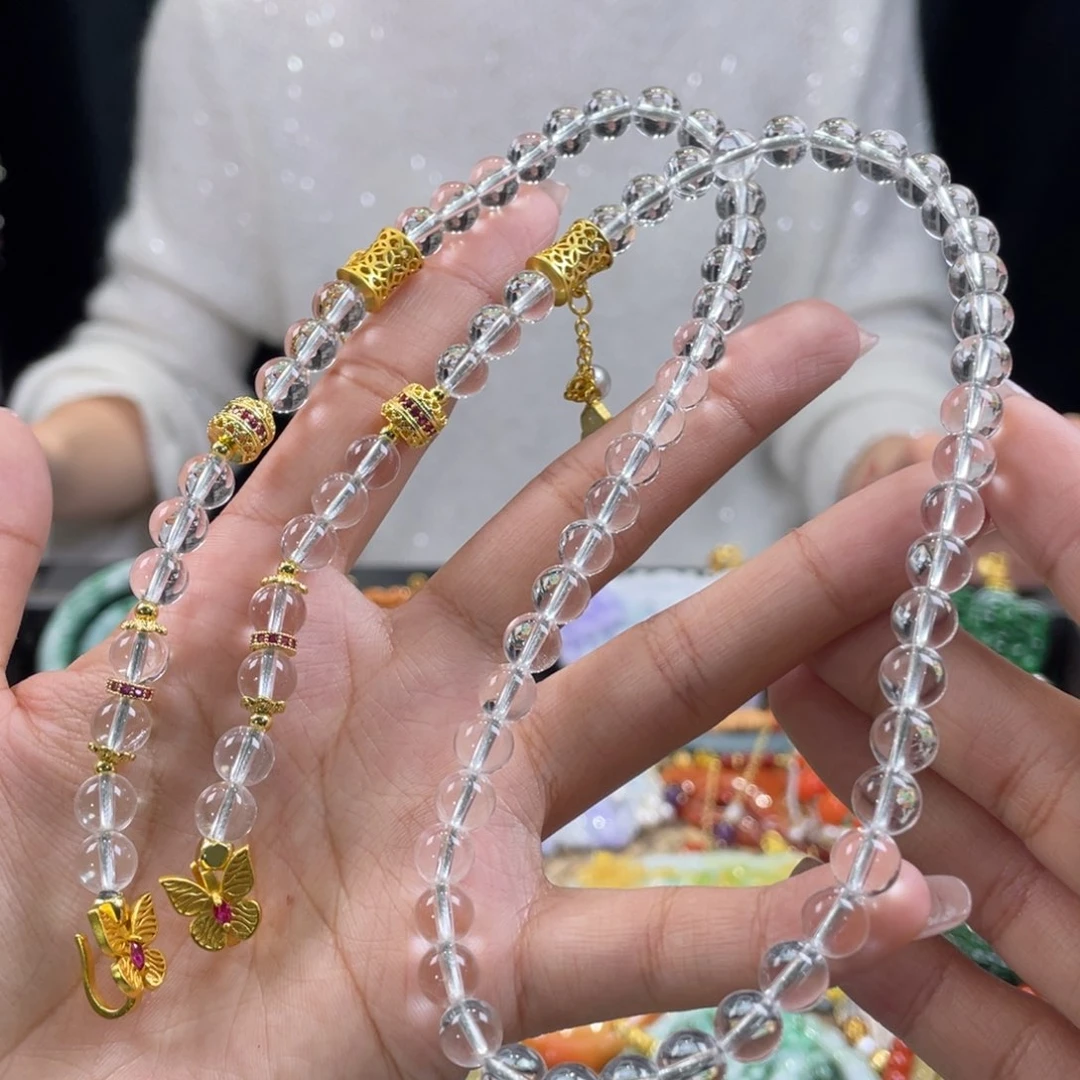 翡翠颈饰未镶嵌?***限代编织